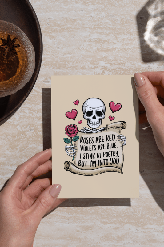 "Roses Are Red, But I'm Into You" Digital Card